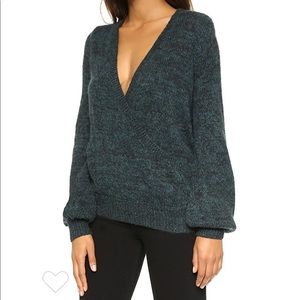 Free People Mohair Karina Wrap Sweater